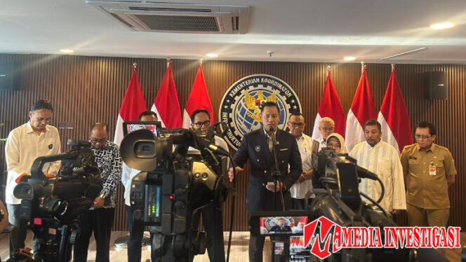 
					Dirjen Bina Bangda Restuardy Daud hadiri Rapat Koordinasi Tingkat Menteri Penanganan ODOL di Kantor Kemenko IPK. (Dok. Istimewa)