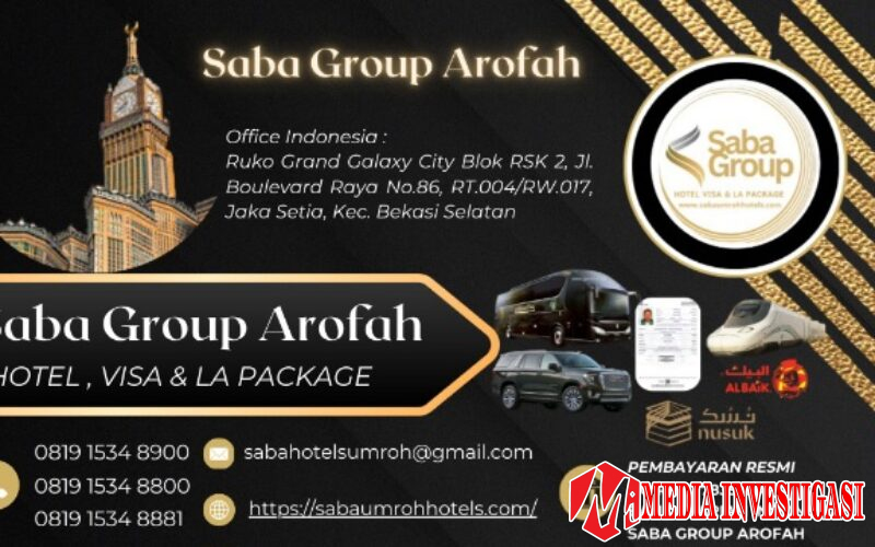 Saba Group Arofah Gandeng Investor untuk Perluas Allotment Hotel dan Luncurkan Sistem Umrah Digital Ramadhan