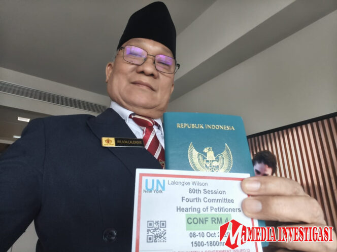 
					Wilson Lalengke Ambil Kartu Pass Masuk Gedung PBB, Siap Berpidato di Forum Internasional