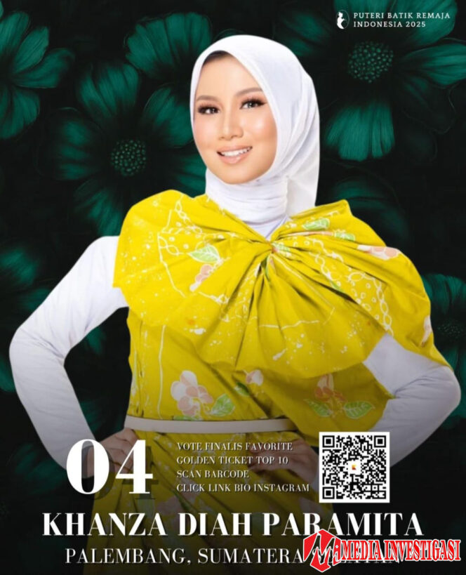 
					Pihak SMA N 1 belitang mendukung Khanza sebagai finalis Puteri batik remaja Indonesia perwakilan Sumsel