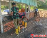 Satgas TMMD ke-126 Kodim 1810/Tambrauw Lanjutkan Pembangunan Gereja Advent di Kampung Babak, Wujud Nyata Kemanunggalan TNI dan Rakyat