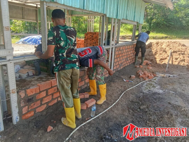 
					Satgas TMMD ke-126 Kodim 1810/Tambrauw Lanjutkan Pembangunan Gereja Advent di Kampung Babak, Wujud Nyata Kemanunggalan TNI dan Rakyat