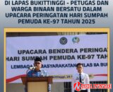 Semangat Sumpah Pemuda Bergema di Lapas Bukittinggi – Petugas dan Warga Binaan Bersatu dalam Upacara Peringatan Hari Sumpah Pemuda ke-97 Tahun 2025