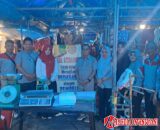APPSI Inhil Berkolaborasi Bersama Disdagtri Laksanakan Tera Dan Uji Tera Timbangan di Pasar Air Mancur