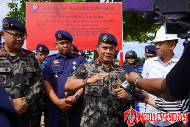 
					KKP Hentikan Pemanfaatan Ruang Laut Tak Berizin di Sorong Papua