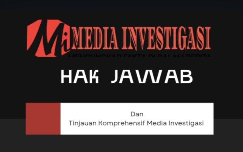 Hak Jawab Pemerintah Kabupaten Dharmasraya