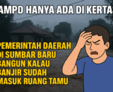AMPD Hanya Ada di Kertas, Pemerintah Daerah di Sumbar Baru Bangun Kalau Banjir Sudah Masuk Ruang Tamu
