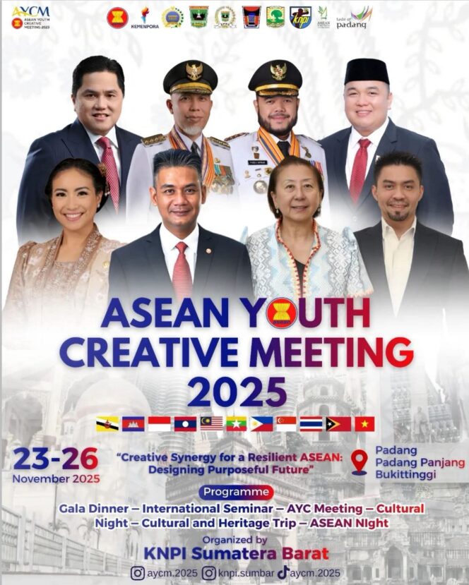 
					AYCM 2025 Digelar, 500 Pemuda Negara ASEAN Kumpul di Padang