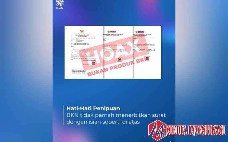 BKN Imbau Masyarakat Waspadai Hoaks dan Penipuan yang Mengatasnamakan Pejabat BKN