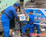 Satpolairud Polres Inhil Laksanakan Program JALUR, Sambangi Warga Pesisir Pulau Palas