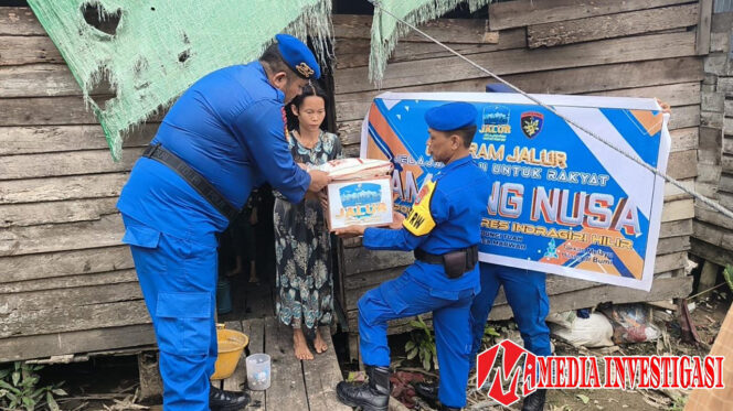 
					Satpolairud Polres Inhil Laksanakan Program JALUR, Sambangi Warga Pesisir Pulau Palas