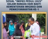 Lapas Bukittinggi Gelar Bakti Sosial “IMIPAS Peduli 2025” Dalam Rangka Hari Bakti Kementerian Imigrasi dan Pemasyarakatan ke-1