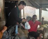 HMI Dharmasraya Salurkan Bantuan Sembako untuk Lansia di Nagari Tanjung Alam Asam Jujuhan