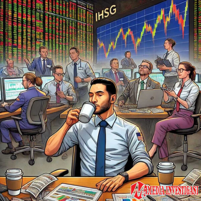 
					Ilustrasi. Pergerakan saham di bursa IHSG. Foto Generate by AI