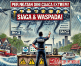 BMKG Keluarkan Peringatan Dini Cuaca Sumbar: Pasaman Barat, Agam, Mentawai dan Pariaman Waspada Hujan Lebat, Petir dan Angin Kencang hingga Malam Ini