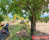 Dua Ekskavator Diterjunkan Bersihkan Aliran Sungai Batang Kabung Ganting Pascabanjir
