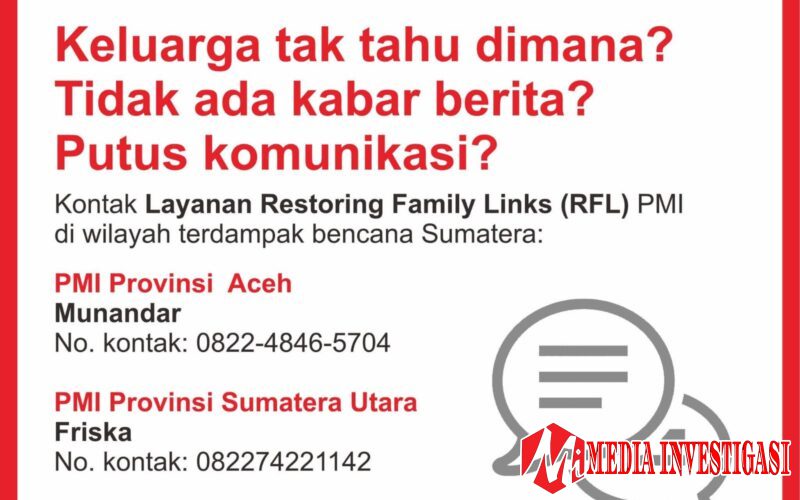 Cek Disini! PMI Hadir dengan Layanan RFL: Solusi Komunikasi di Tengah Bencana Sumatera