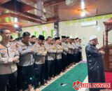 Polres Dharmasraya Gelar Sholat Ghoib dan Doa Bersama untuk Korban Bencana Sumbar