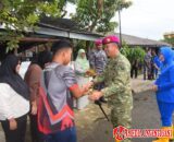 Danpasmar 1 Tinjau Prajuritnya Yang Terkena Musibah di Belawan Sumatera Utara