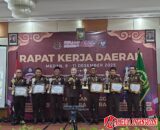 Press Release Capaian Kinerja Bidang Perdata Dan Tata Usaha Negara Serta Bidang Pembinaan Kinerja Pada Rakerda 2025, Kejaksaan Negeri Simalungun Raih Predikat 