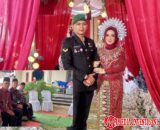 Selamat berbahagia kepada Sertu deny dan silvia, Semoga menjadi keluarga sakinah mawadah warohmah