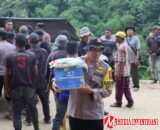 Kapolres Aceh Tengah Salurkan Bantuan Kemanusiaan kepada Warga Kecamatan Celala yang Terisolir Akibat Bencana Alam