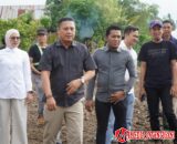 Kawal Anggaran APBN, Andi Iwan Aras dan Sultan Tajang Cek Proyek Pengendalian Banjir di Kebo Kab.Soppeng