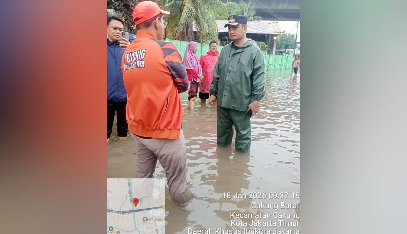 Air Setinggi Dada Rendam Cakung Barat, Embung Dipertanyakan