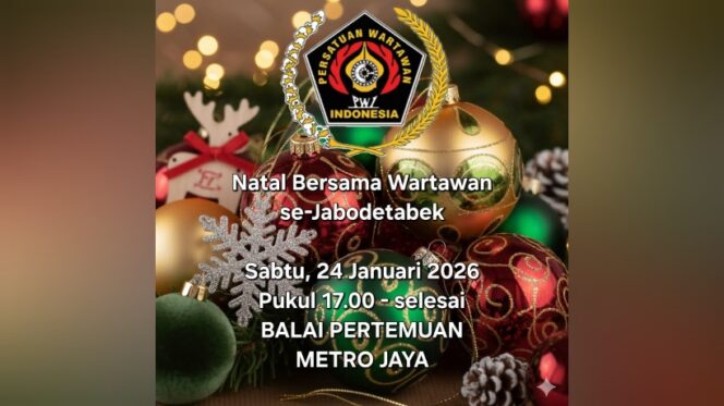 
					Flier Natal Bersama Wartawan Kristiani se-Jabodetabek PWI. (Dok. Istimewa)