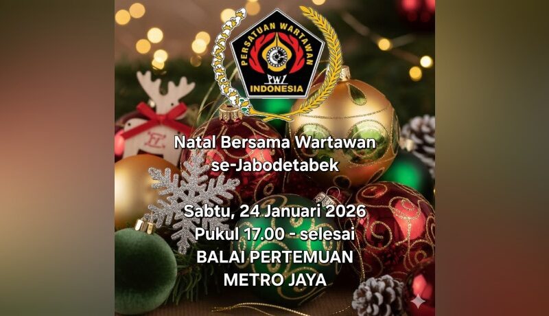 PWI Pusat Akan Selenggarakan Natal Bersama Wartawan Kristiani se-Jabodetabek