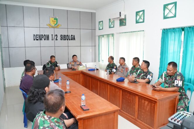 
					Perkuat Sinergitas TNI-Polri, Kapolres Tapanuli Tengah Kunjungi Denpom 1/2 Sibolga