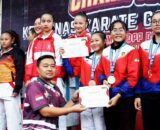 Ketua DPRD Kabupaten Batang Hari Rahmad Hasrofi SE menghadiri Kejurnas Karate GOKASI