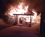 Breaking news, Warga Gunung Daek Dikejutkan , Dua Rumah Hangus Terbakar di Lalap Sijago Merah