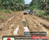 Kadis PUPR Dharmasraya Ungkap Penyebab Jalan Lubuk Besar–Koto Besar Rusak Parah