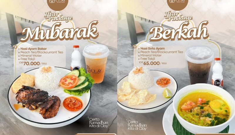 Cari Tempat Bukber di Jakarta Timur? Clay Coffee Space Tawarkan Paket Hemat dan Prasmanan Ramadan
