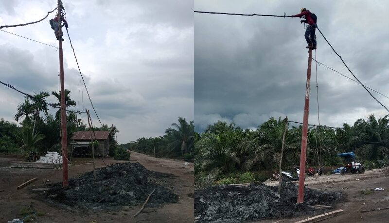 Perjuangan PPWI dan Warga Berbuah Hasil, Desa Pasir Mas Kini Miliki Tiang Listrik Permanen