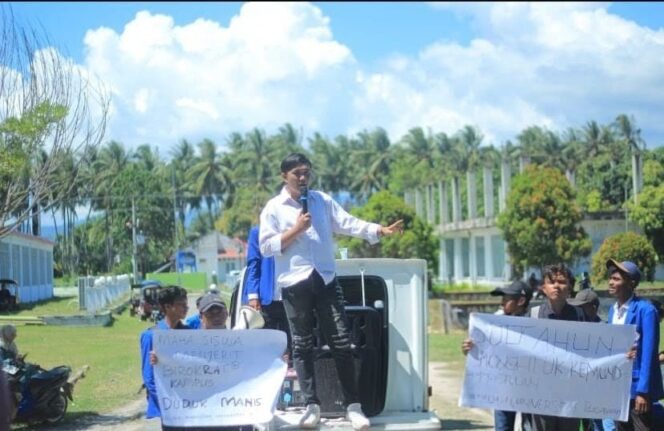 
					Perhimpunan Mahasiswa Hukum Indonesia (Permahi) Universitas Pohuwato Hardiknas Dulman Lakukan Aksi Kritikan Keras Soal Masalah BPJS Ketenagakerjaan