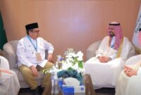 Badan Penyelenggara Jaminan Produk Halal (BPJPH) bersama Saudi Halal Center (SHC). Dok. Istimewa 