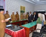 Sekdakab Tapanuli Tengah Lantik Jubel Iprianto P. Simanungkalit Direktur PT. Sarana Pembangunan Tapian Nauli