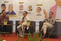 AMKI Jaya ketika menggelar Talkshow bertajuk 'Lebih Berkah Pembiayaan Syariah Bagi Pelaku UMKM Pruduk Halal', di Jakarta Timur, Kamis (26/2/2026). (Dok. AMKI Jaya)
