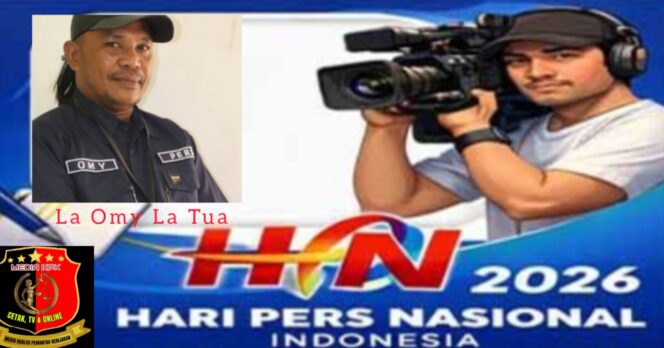 
					Ketua Investigasi Nasional Media Investigasi Net, La Omy La Tua Mengucapkan : “Selamat Hari Pers Nasional 2026 dan Selamat Hari Kejayaan Pers Nasional”