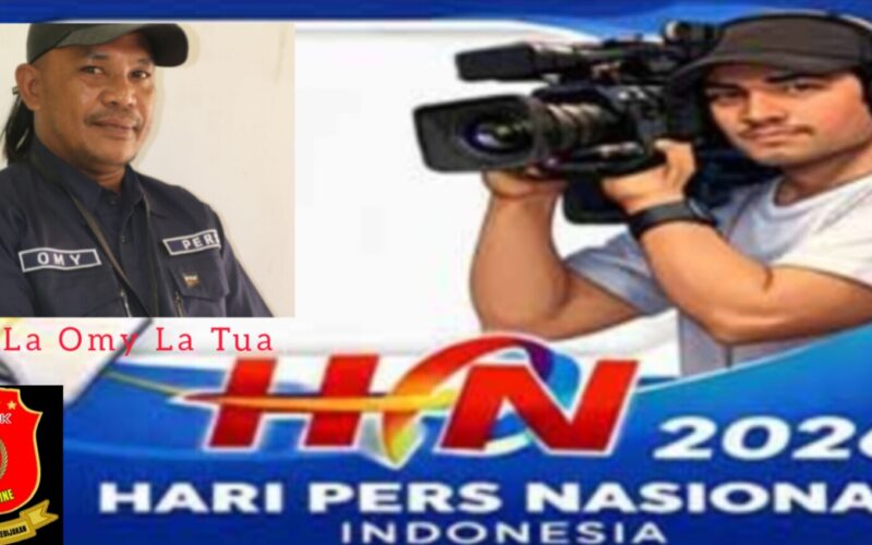 Ketua Investigasi Nasional Media Investigasi Net, La Omy La Tua Mengucapkan : “Selamat Hari Pers Nasional 2026 dan Selamat Hari Kejayaan Pers Nasional”