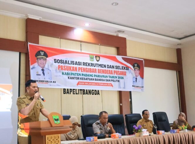 
					Sosialisasi Rekrutmen Paskibraka 2026 Dibuka, Wabup Rahmat Tekankan Pembinaan Karakter Generasi Muda