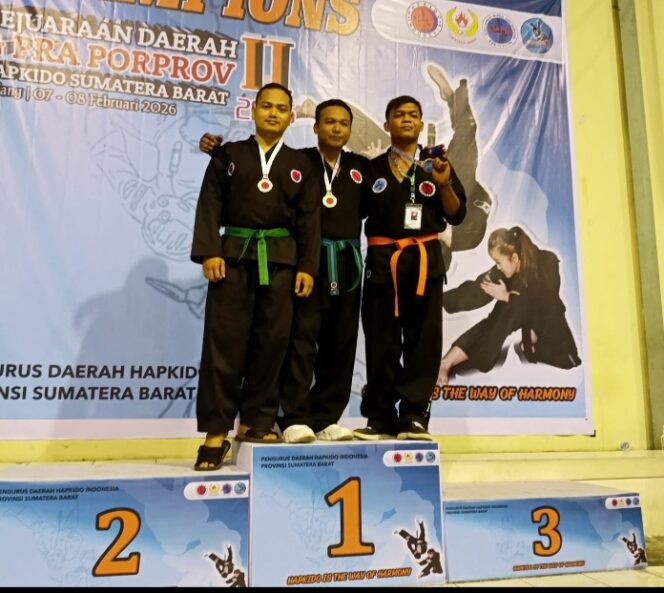 
					Kontingen Hapkido Padang Pariaman Lampaui Target, Raih 5 Medali di Kejurda dan Pra Porprov Sumbar 2026