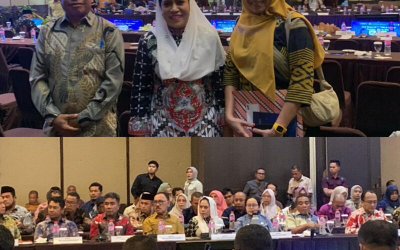 Bupati Kepulauan Sula HJ. Fifian Adeningsi Mus Hadiri Kegiatan TPID Dan TP2DD Provinsi Maluku Utara