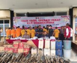 Konferensi Pers Perdana, Polres Dharmasraya Bongkar Hasil Operasi Pekat Jelang Ramadhan 1447 H