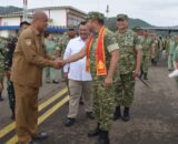 Bupati Nias Utara Sambut Kunjungan Kerja Kasad Besrama Kepala Daerah Se-Kepulauan Nias