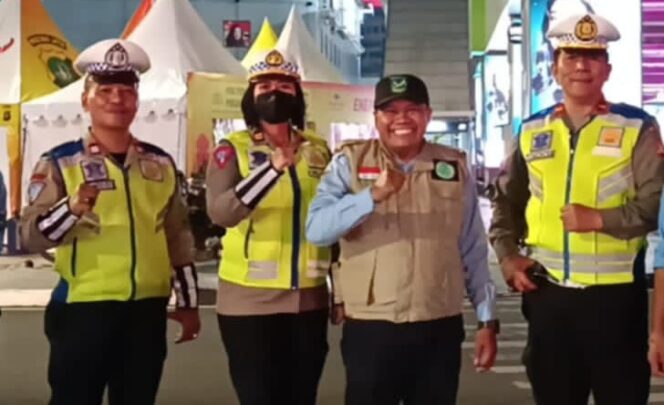 
					Ketum BKPRMI Nanang Jahidin foto bersama penegak hukum dukung Jaga Jakarta. (Dok. Media investigasi)