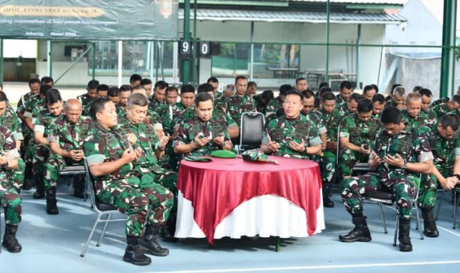 Halal bihalal Pusterad. (Dok. Istimewa)