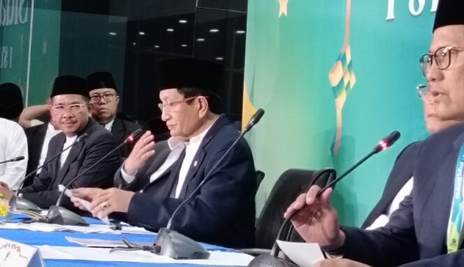 
					Konferensi pers pemerintah melalui kemenag penetapkan Hari Raya Idulfitri 1447 Hijriah. (Dok. Istimewa)